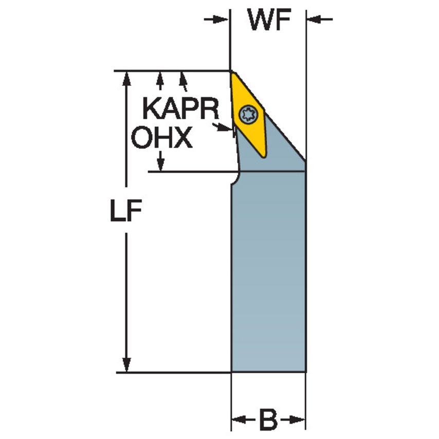 CoroTurn 107 Shank Tool for Turning SVJBR123C-S