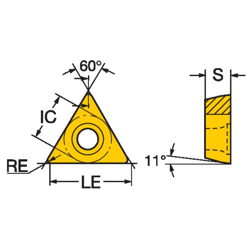 CoroTurn 111 Insert for Turning TPMT090204-PM4425