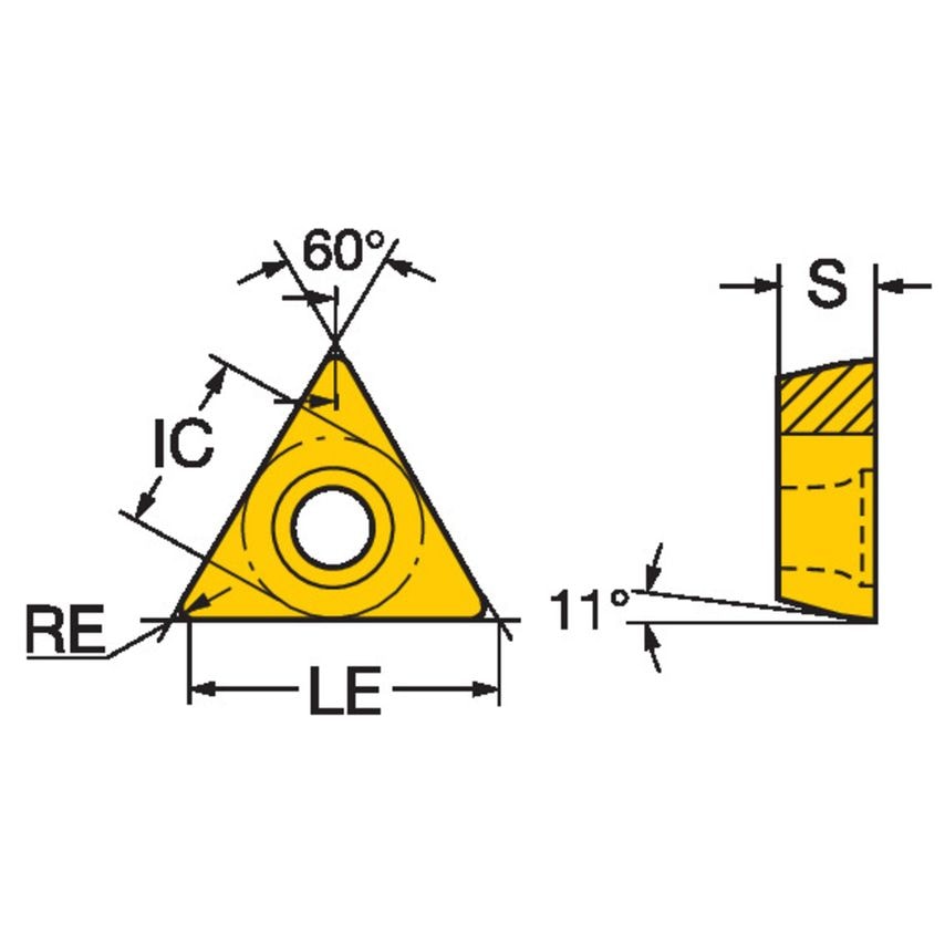 CoroTurn 111 Insert for Turning TPMT16T308-PM4415