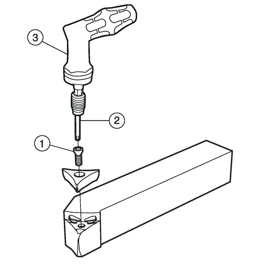 CoroTurn Prime Shank Tool for Turning CP-30AL-16-11