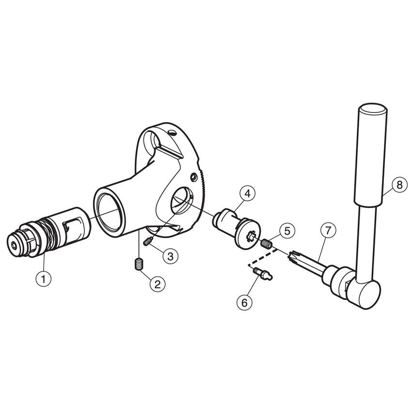 CoroTurn SL to Coromant Capto Adapter with Quick Change C3-QC-SL100-R