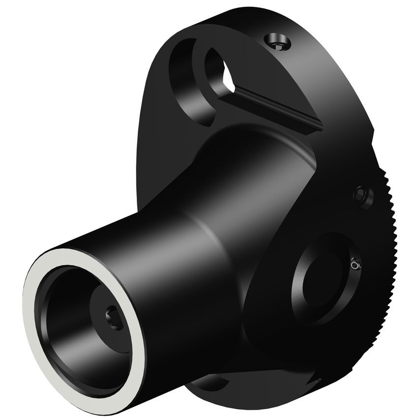 CoroTurn SL to Coromant Capto Adapter with Quick Change C3-QC-SL80-R