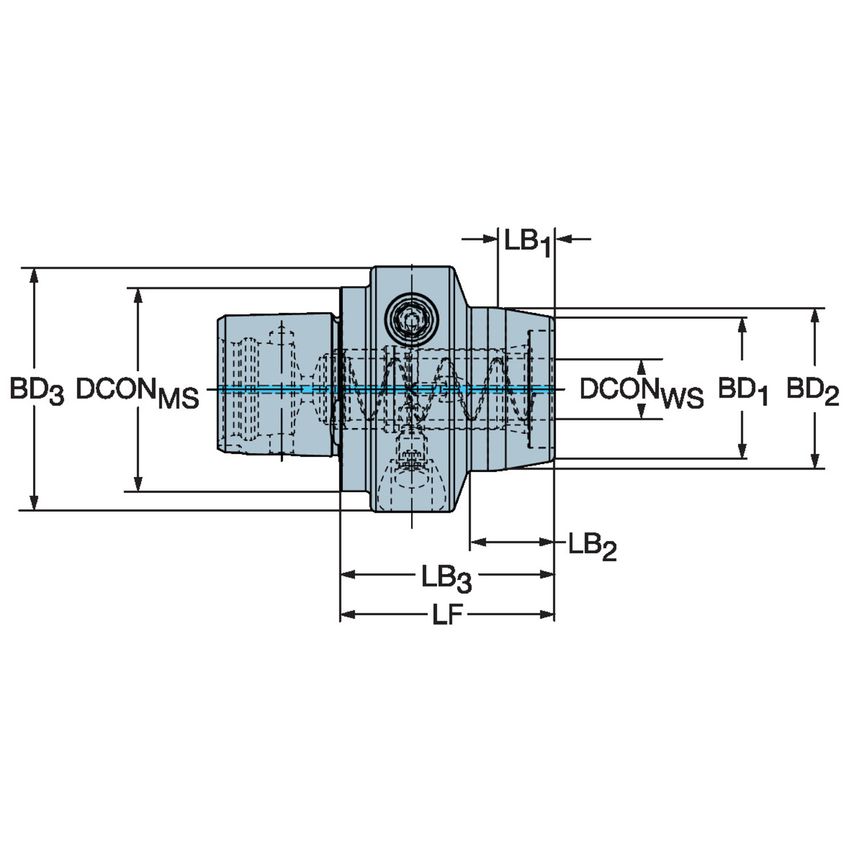 Coromant Capto to Corochuck 930 930-C5-T-10-038