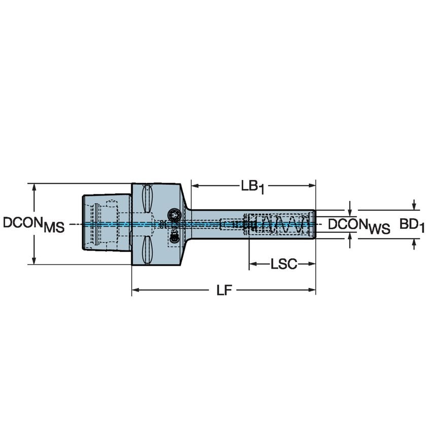 Coromant Capto to Corochuck 930 930-C6-P-10-102
