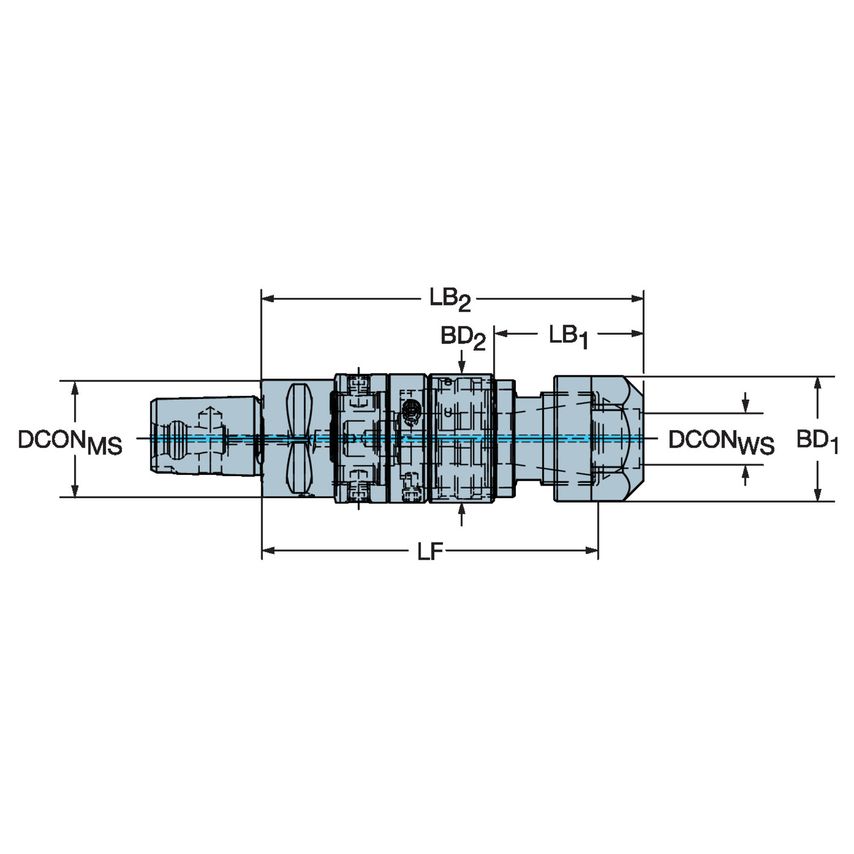 Coromant Capto to Corochuck 970 970-C6-32-128
