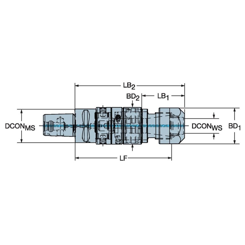 Coromant Capto to Corochuck 970 970-C8-32-135