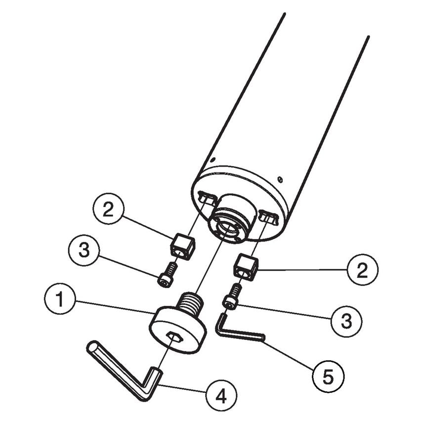 Coromant Capto to Damped Arbor Adapter C5-R19D-048-220