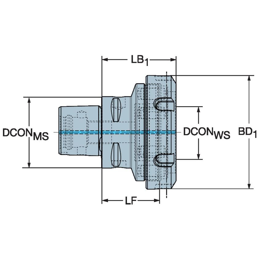 Coromant Capto to Mdi Adapter C4-DM20-N-028