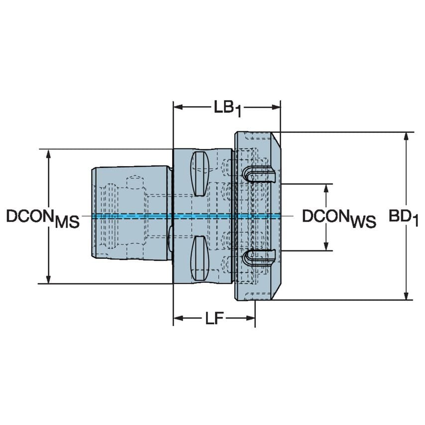 Coromant Capto to Mdi Adapter C6-DM32-N-030