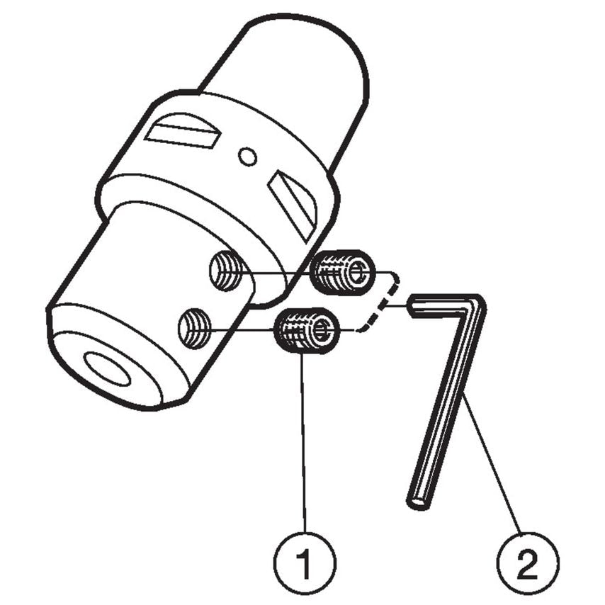Coromant Capto to Weldon/Iso 9766 Adapter C10-A391.23-50120