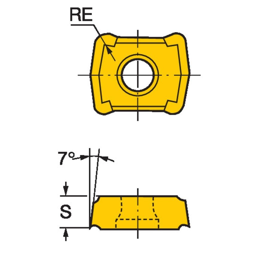 Coromant U Insert for Drilling LCMX040308-531020