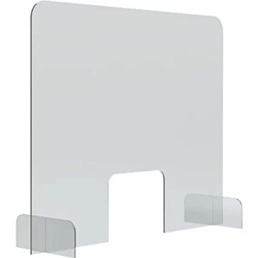 Countertop and Tabletop Partition - Acrylic Glass - HxWxD 670 X 845 X 240mm