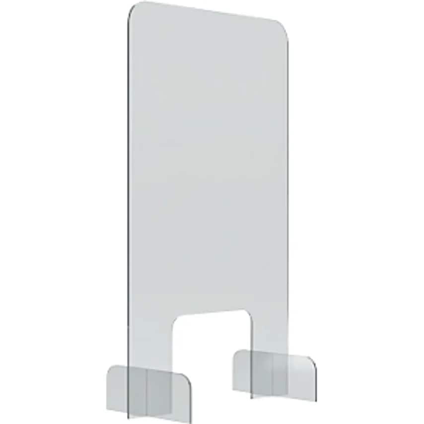 Countertop and Tabletop Partition - Acrylic Glass - HxWxD 845 X 495 X 240mm