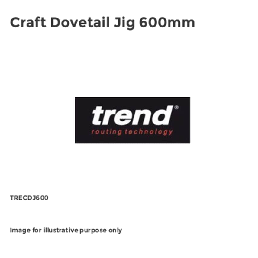 Craft Dovetail Jig 600mm - TRECDJ600