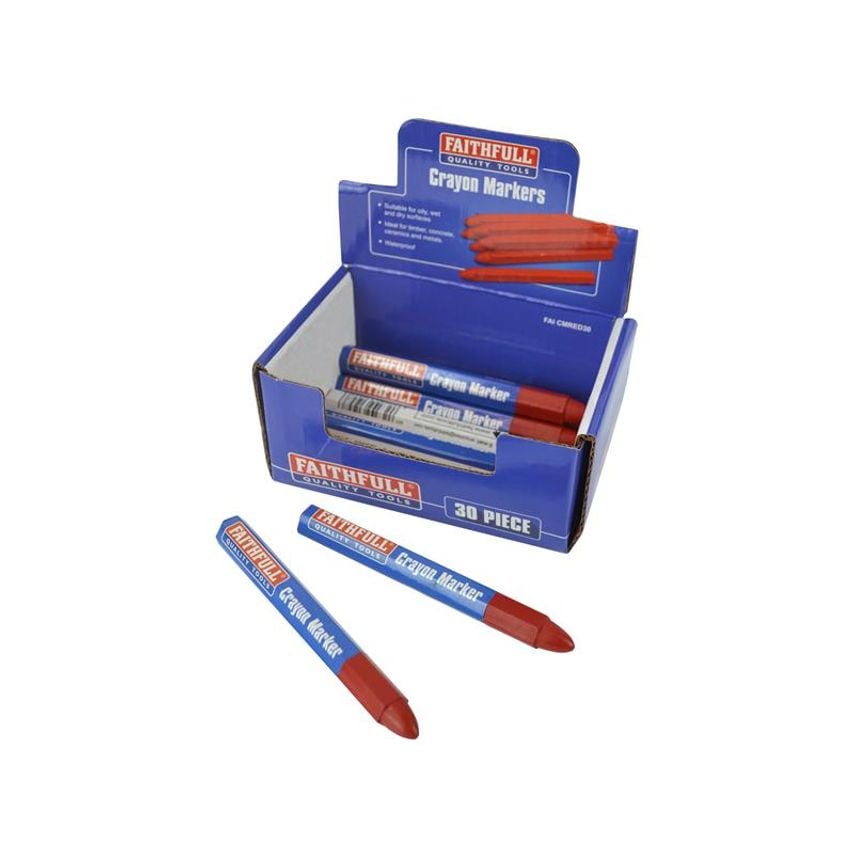 Crayon Marker Red (CDU 30) FAICMRED30