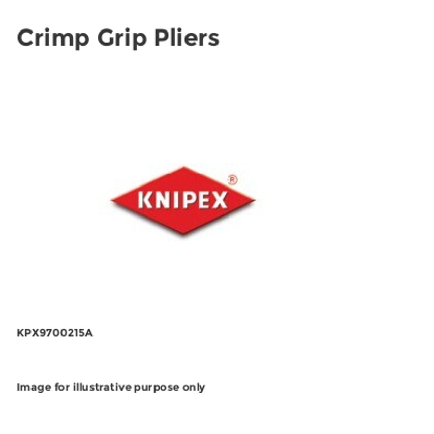 Crimp Grip Pliers - KPX9700215A