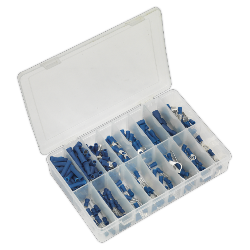 Crimp Terminal Assortment280 Piece Blue