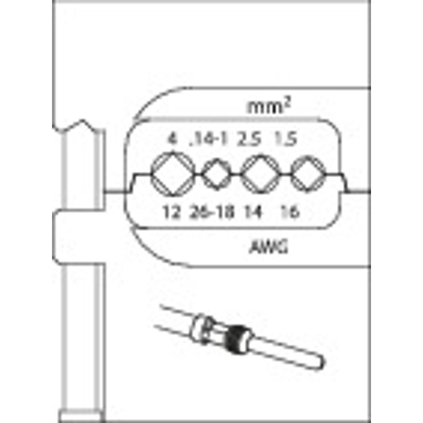 Crimping pliers set INDUSTRIAL