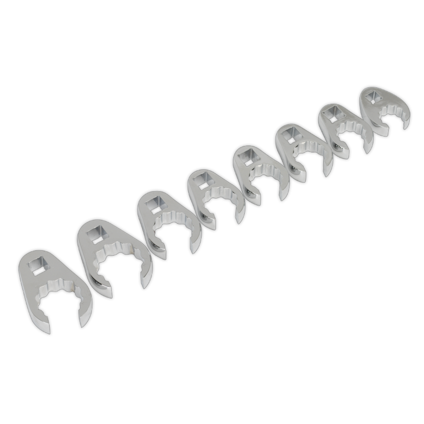 Crow's Foot Spanner Set8 Piece 1/2" Square Drive Metric