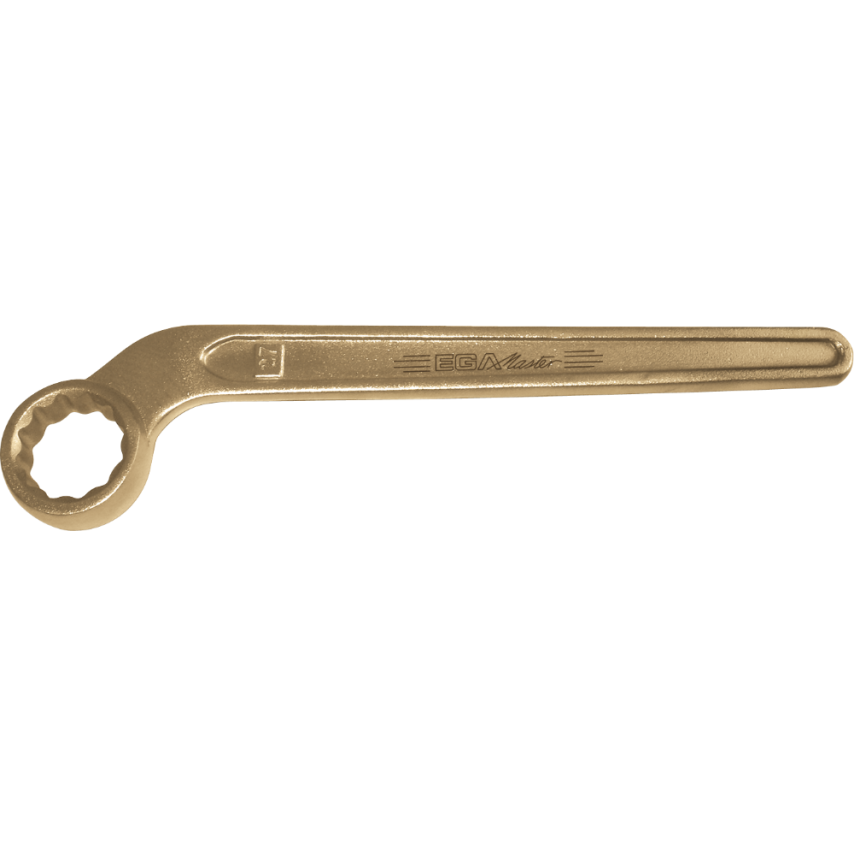 Curved Single End Ring Wrench 60mm Non Sparking Cu-Be