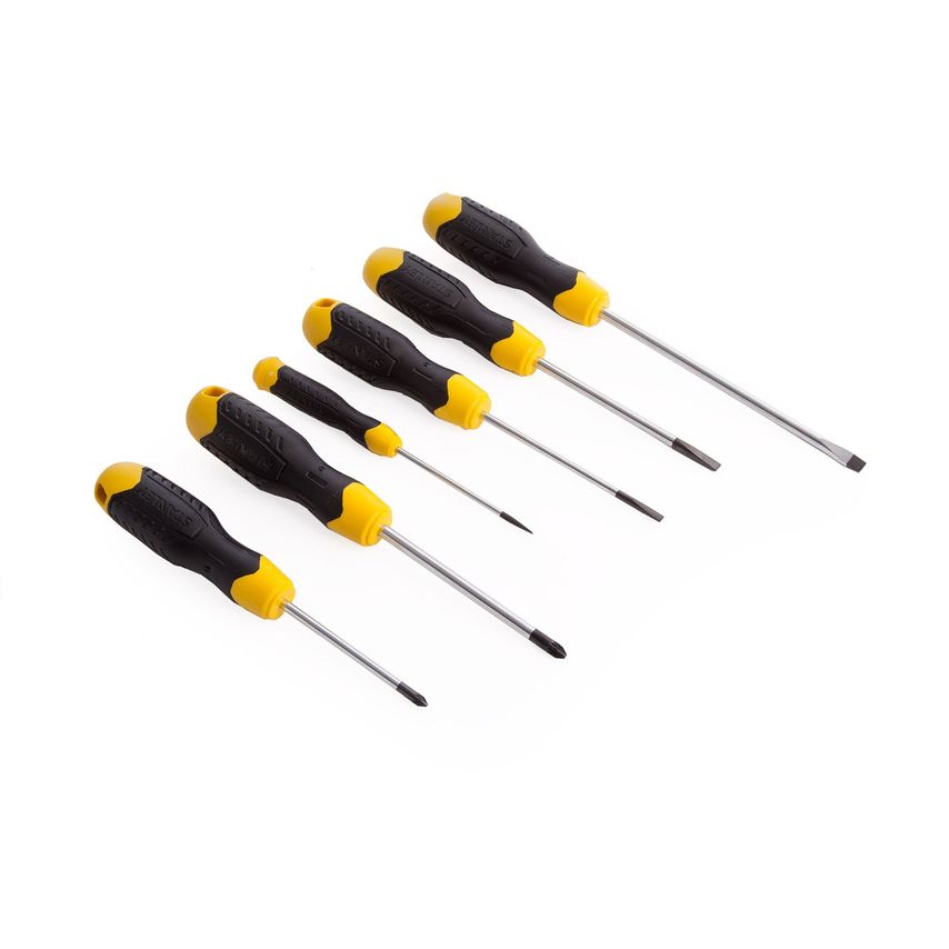 Cushion Grip Screwdriver Set, 6 Piece Sl/Pz