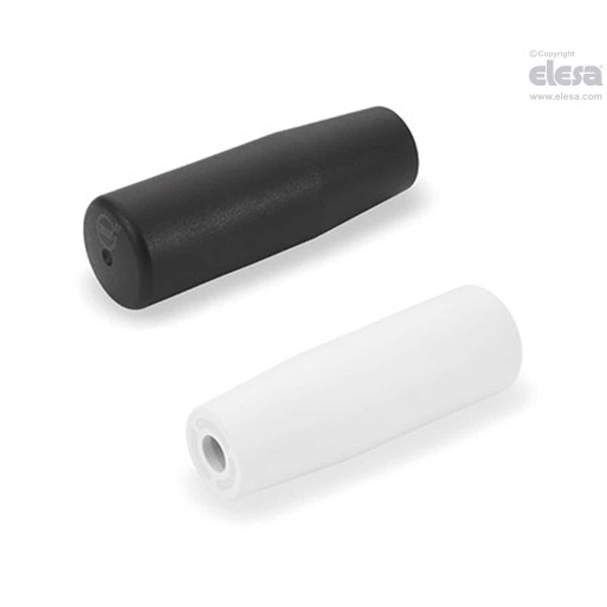 Cylindrical fixed handle-I.780/80-M8-SAN-C1 Black