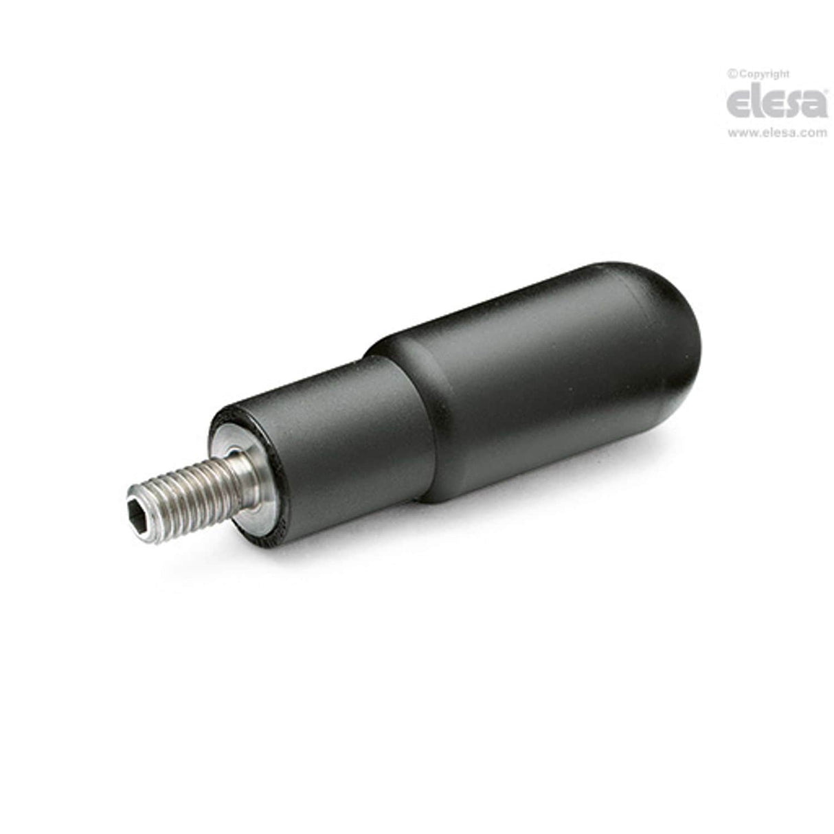 Cylindrical revolving handle-I.621/45+x-M8-SST