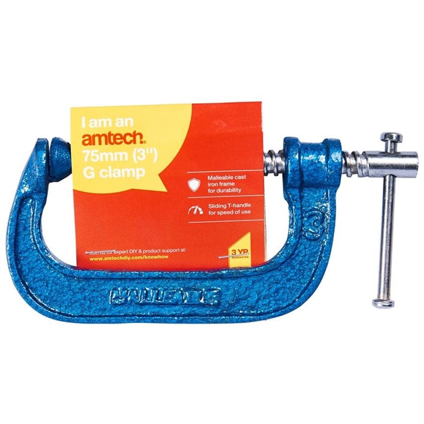 D0200 75mm (3") G-Clamp