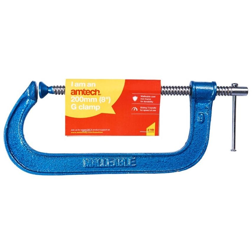 D0500 200mm (8") G-Clamp