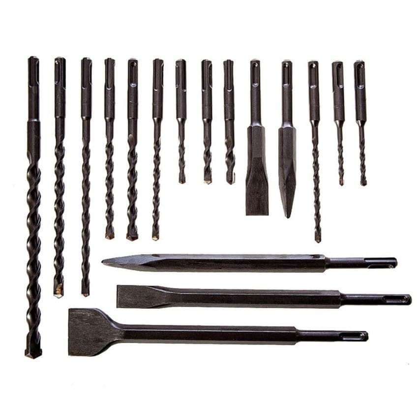 D-21200 SDS Plus Drill & Chisel Set (17 Piece