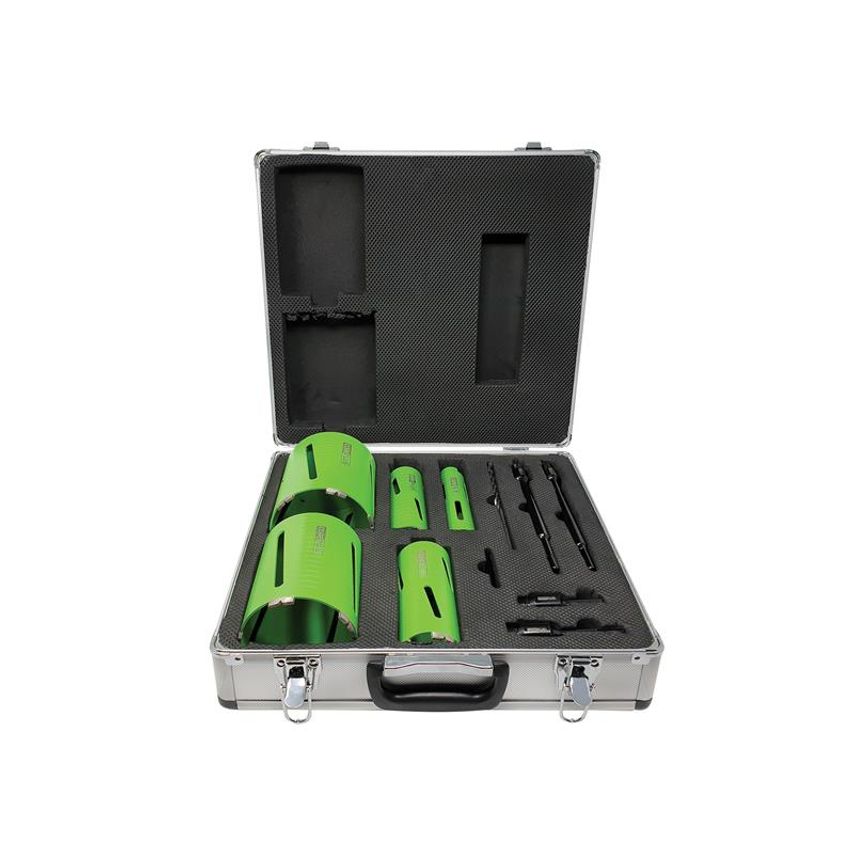 DCDKIT11 Diamond Dry Core Drill Bit Set, 11 Piece CORDCDKIT11