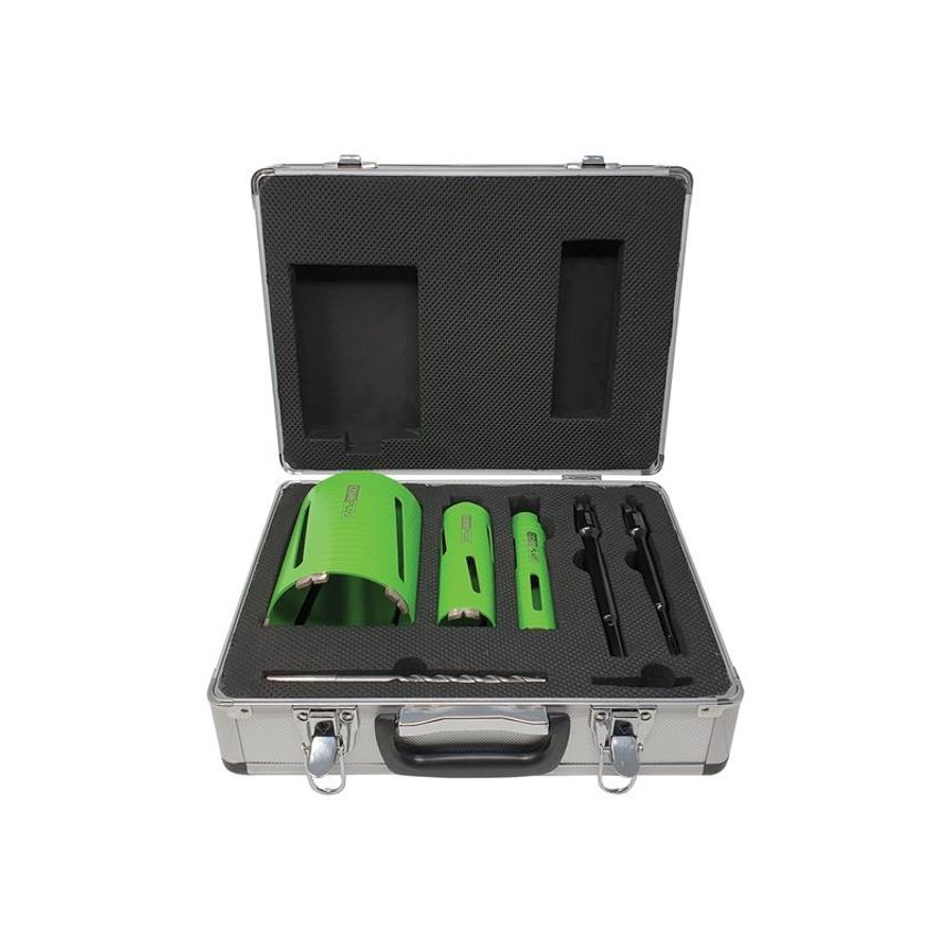 DCDKIT7 Diamond Dry Core Drill Bit Set, 7 Piece CORDCDKIT7