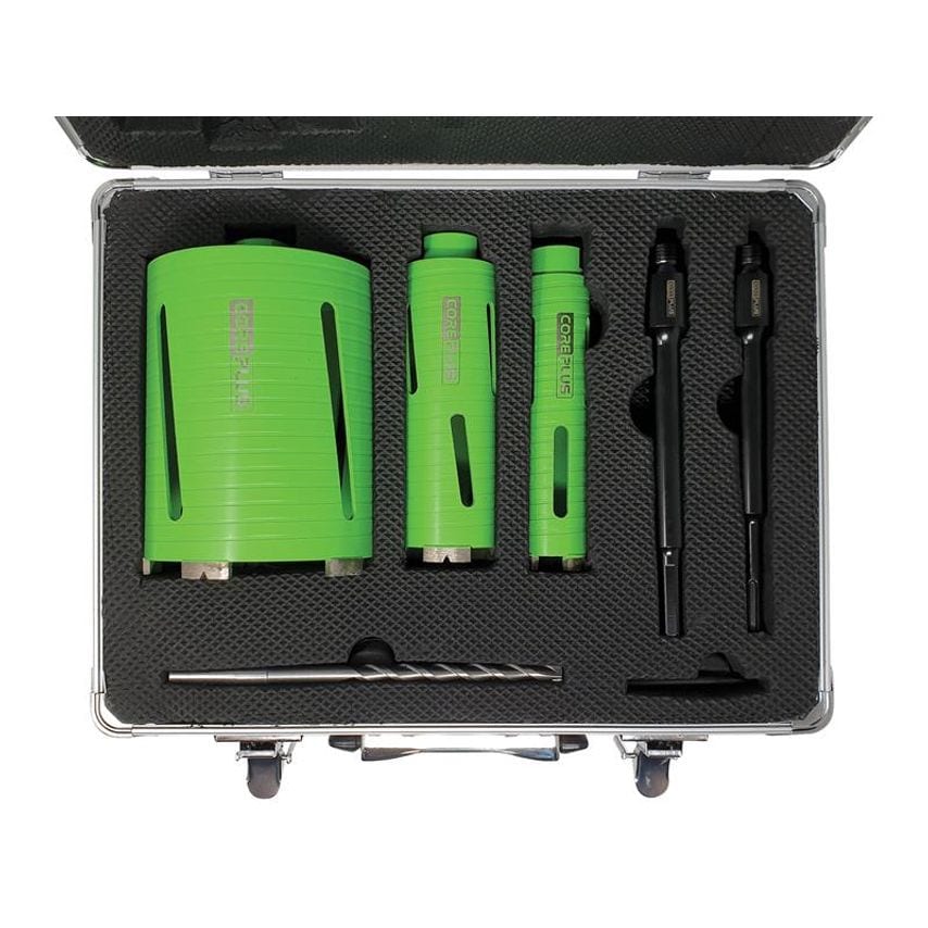 DCDKIT7 Diamond Dry Core Drill Bit Set, 7 Piece CORDCDKIT7