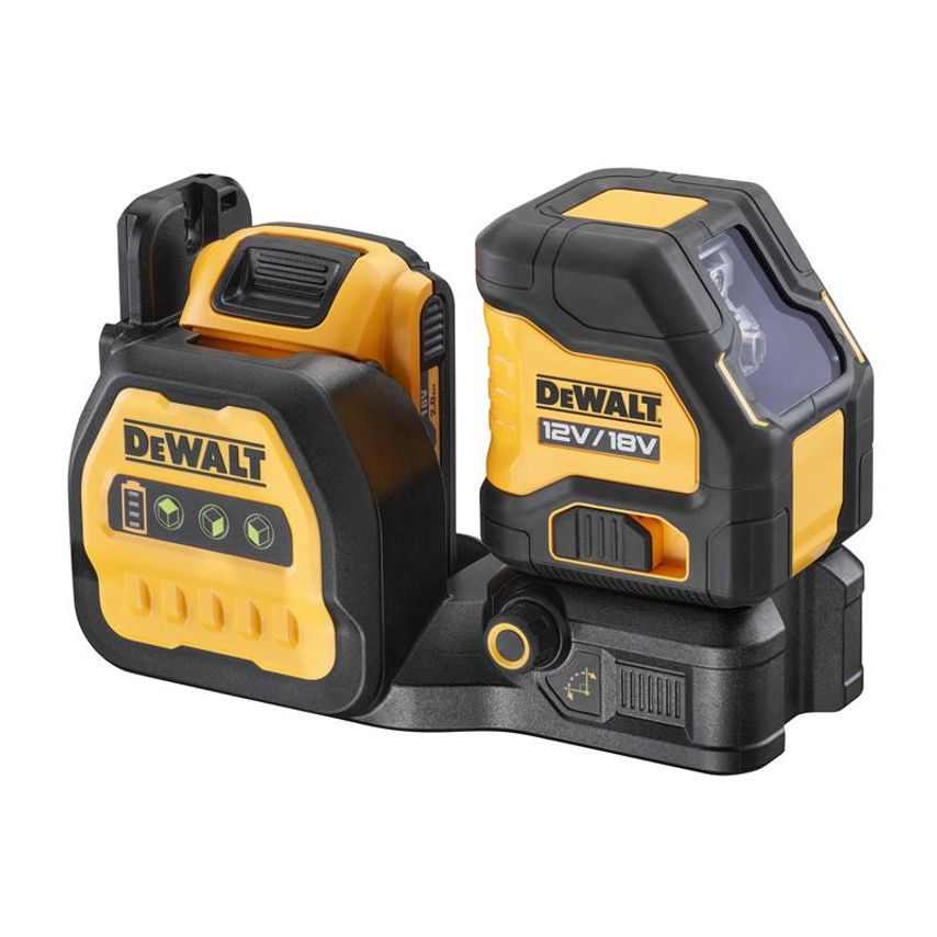 DCE088D1G18 Self-Levelling Cross Line Green Beam Laser 12/18V 1 x 2.0Ah Li-ion DEW088D1G18D