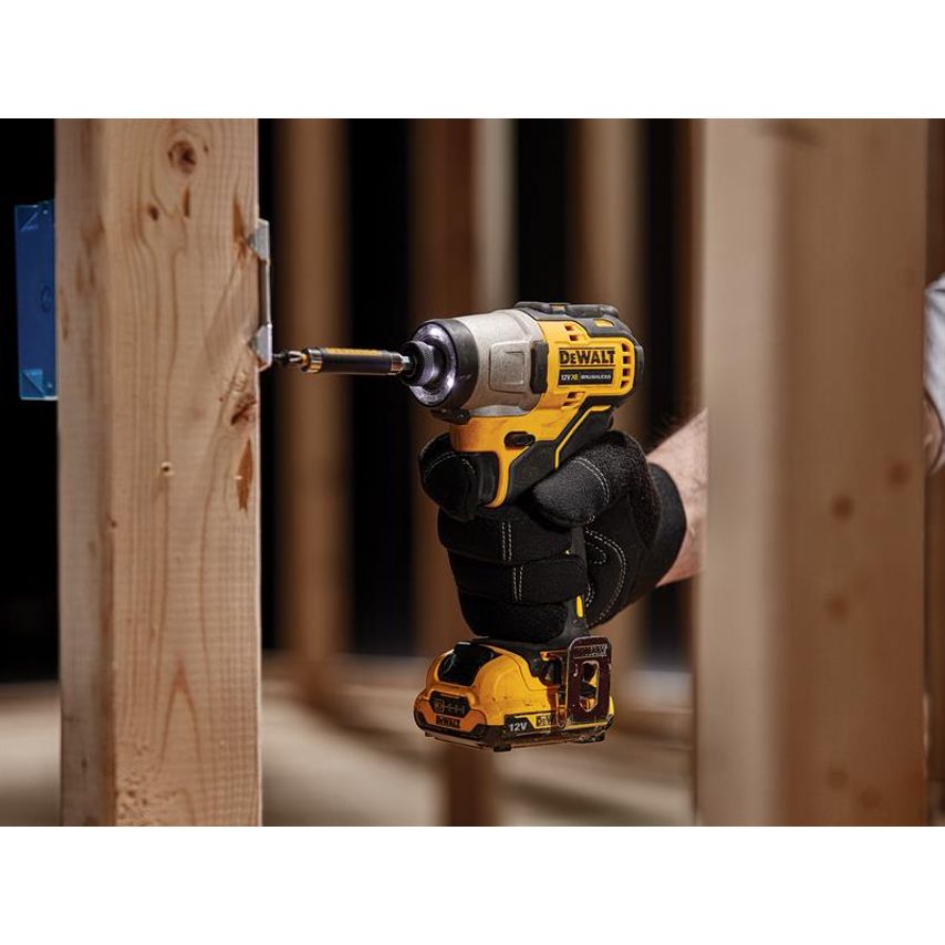 DCF801D2 XR Brushless Sub-Compact Impact Driver 12V 2 x 2.0Ah Li-ion DEWDCF801D2