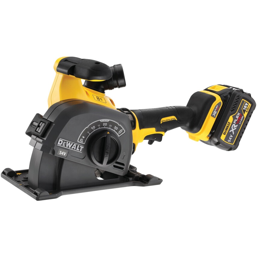 DCG200T2 54V XR Flexvolt Wall Chaser, 2 X 6.0AH Batteries