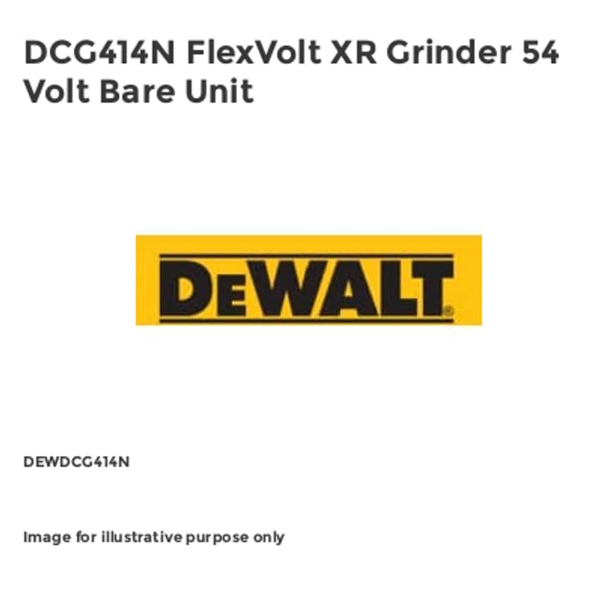 DCG414N FlexVolt XR Grinder 54 Volt Bare Unit