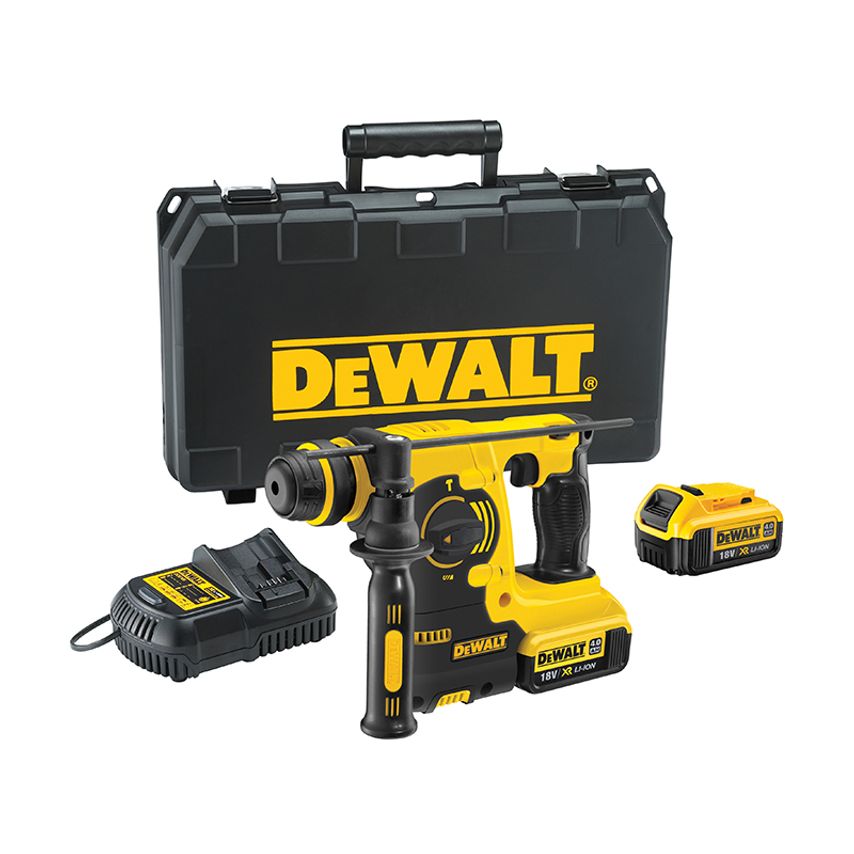 DCH253M2 SDS Plus Rotary Hammer 18V 2 x 4.0Ah Li-ion DEWDCH253M2