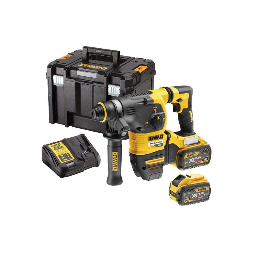 DCH333X2-GB 54V XR Flexvolt SDS-Plus 2X9.0AH Batteries