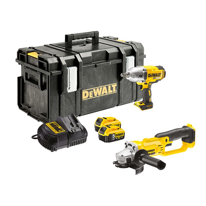 DCK269P2 XR Brushless Twin Pack 18V 2 x 5.0Ah Li-ion DEWDCK269P2