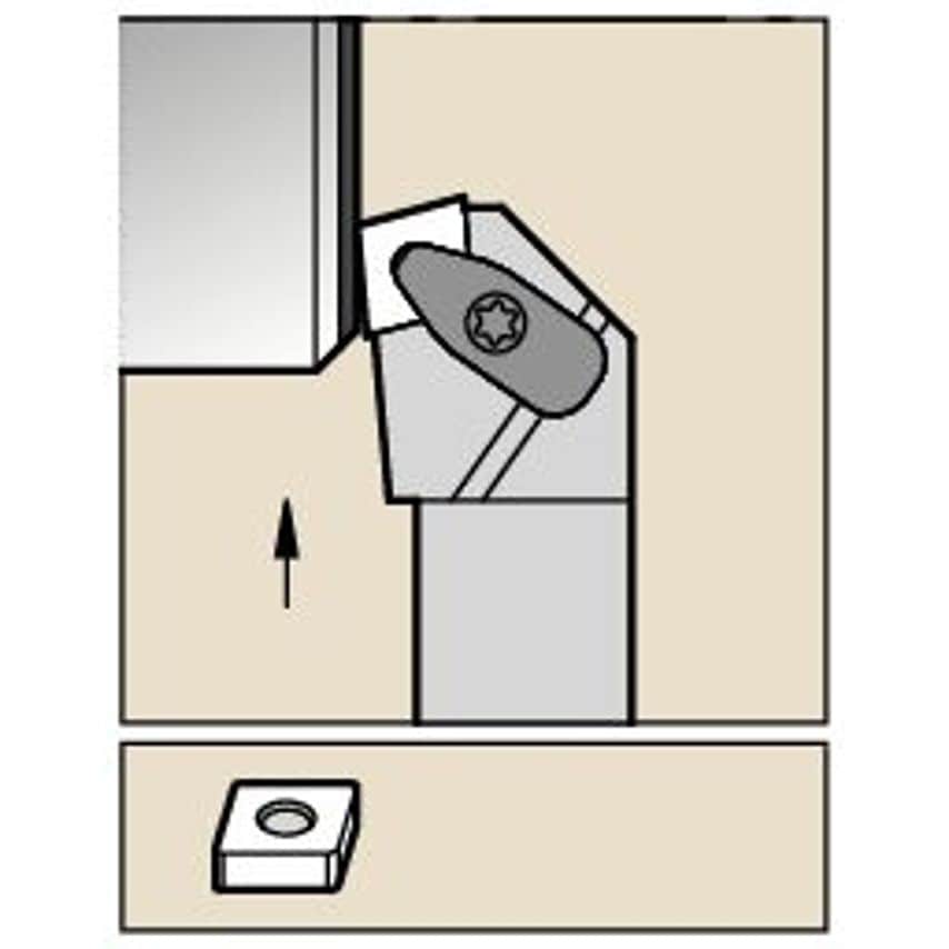 DCKNL204DKC3 D Clamping Holder W1.25 L6.00
