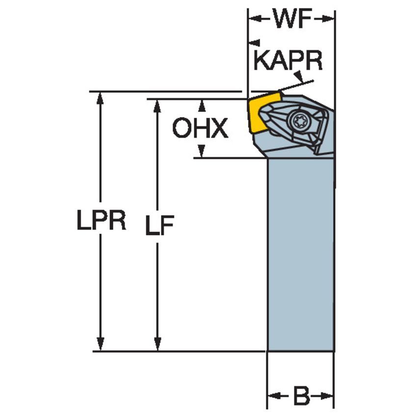 DCKNR 3232P 16 Toolholder