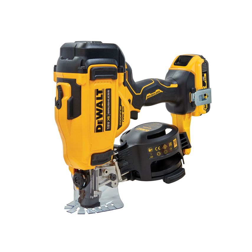 DCN45RND2 XR Brushless Roofing Coil Nailer 18V 2 x 2.0AH Li-ion