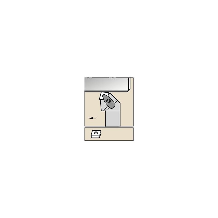 DCRNR124BKC3 D Clamping Holder W0.75 L4.50
