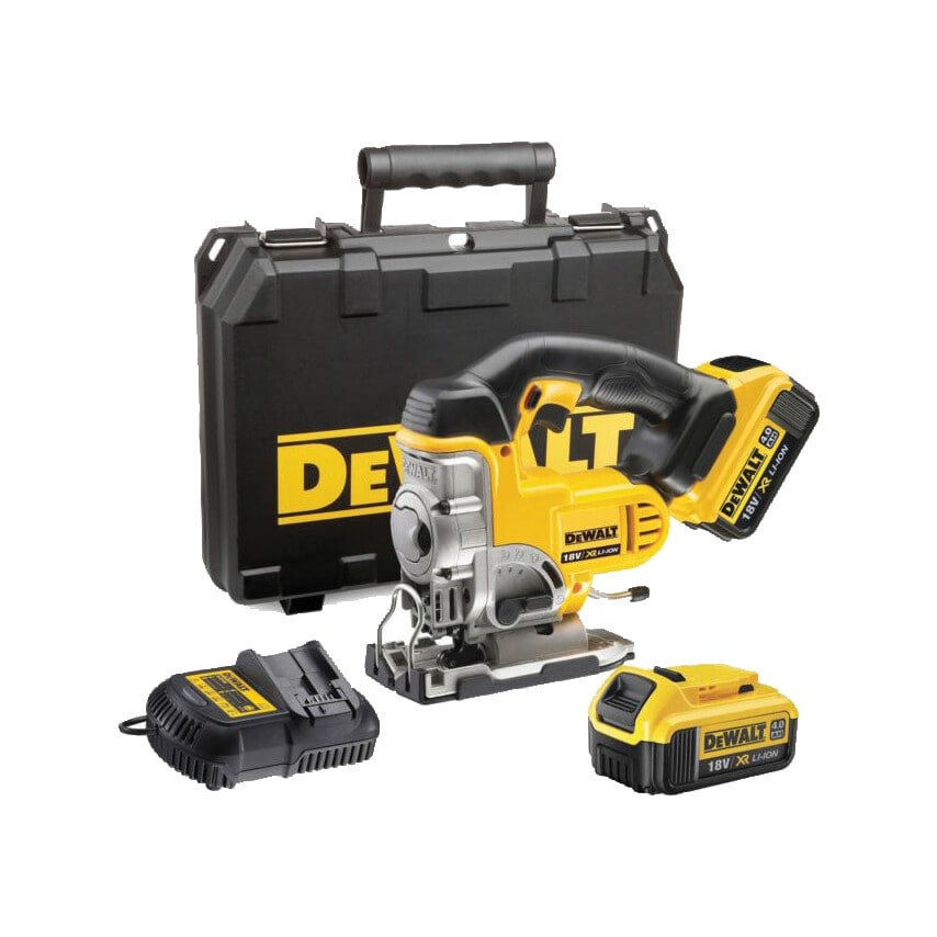 DCS331m-GB 18V Premium Jigsaw 2X4.0AH & Kitbox
