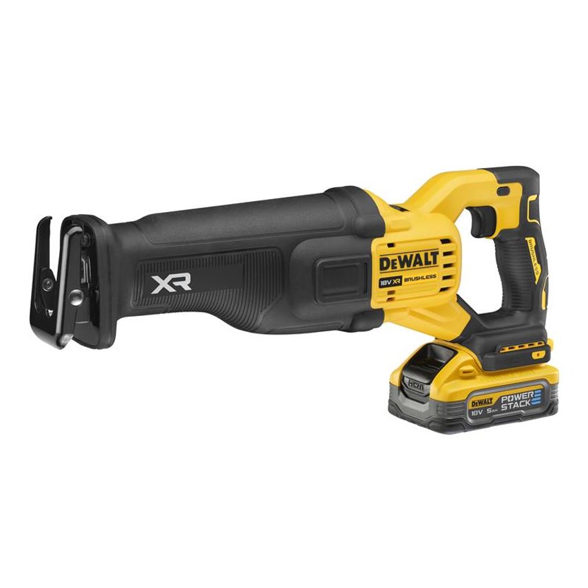 DCS386H2T XR Advantage Reciprocating Saw 18V 2 x POWERSTACK 5.0Ah Li-ion DEWDCS386H2T
