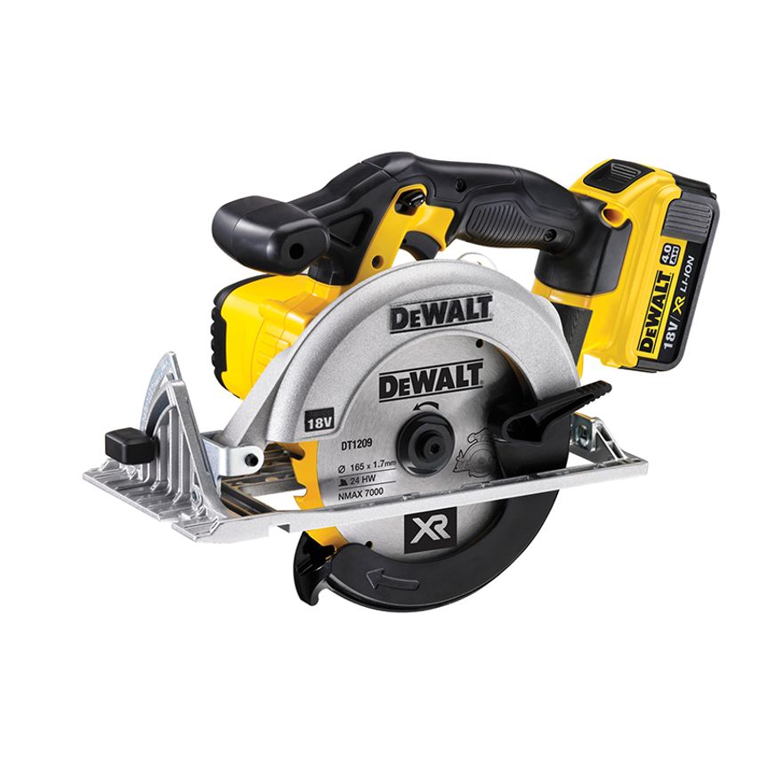 DCS391M2 Premium XR Circular Saw 165mm 18V 2 x 4.0Ah Li-ion DEWDCS391M2