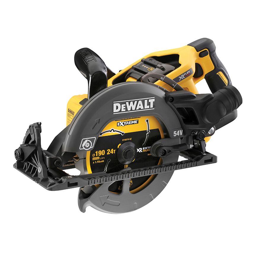 DCS577T2 FlexVolt XR High Torque Circular Saw 190mm 54V 2 x 2.0Ah Li-ion DEWDCS577T2