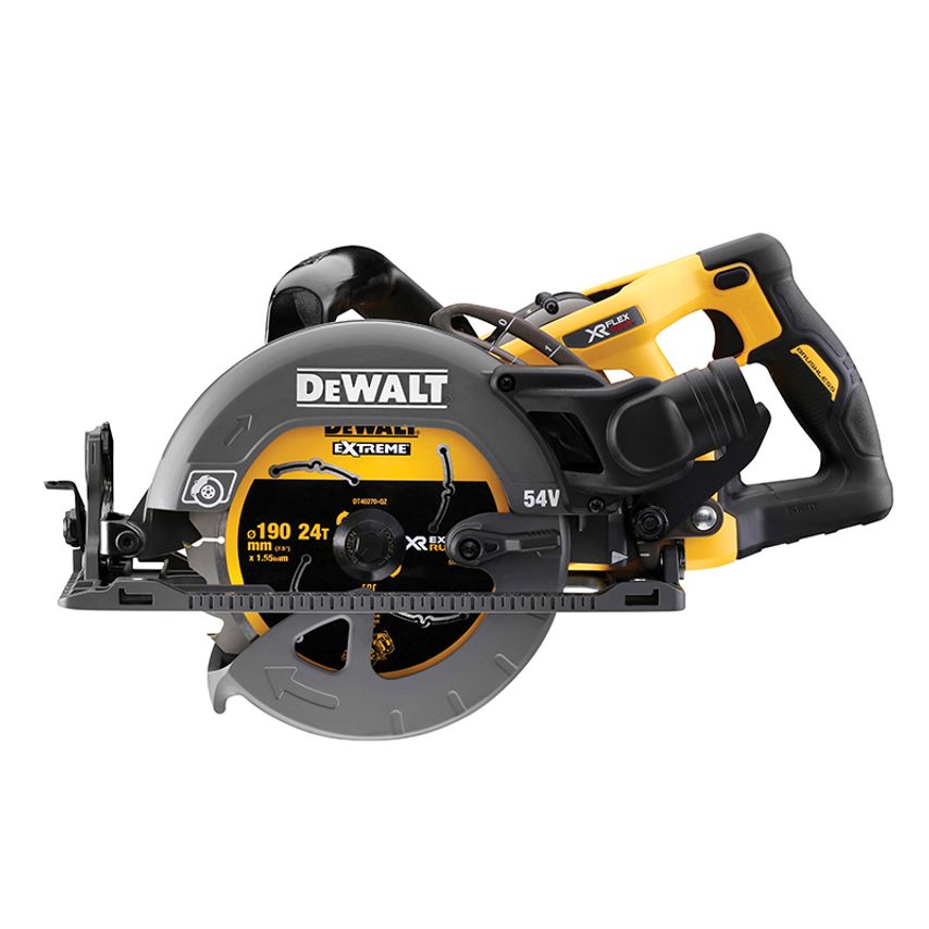 DCS577T2 FlexVolt XR High Torque Circular Saw 190mm 54V 2 x 2.0Ah Li-ion DEWDCS577T2