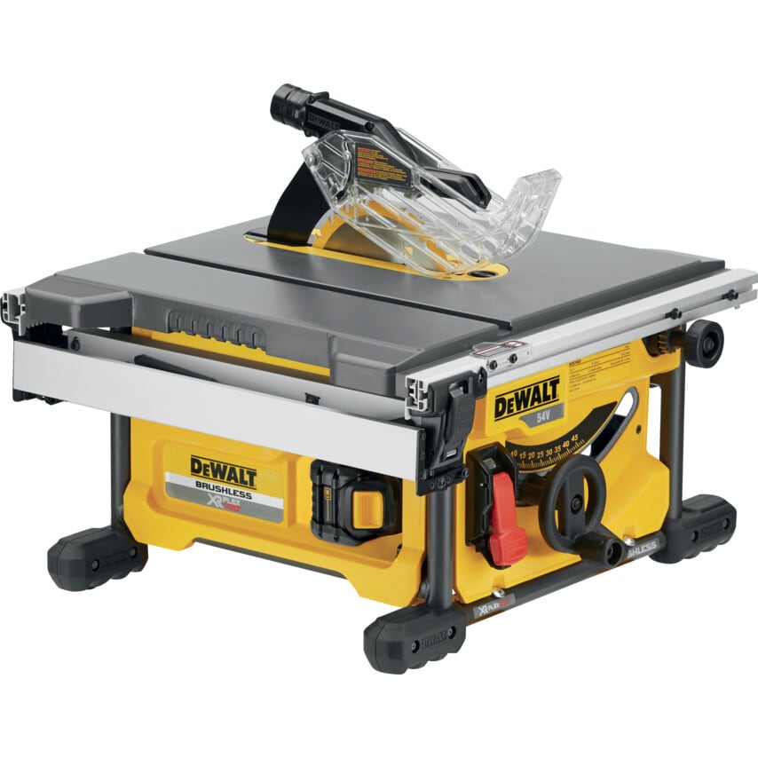 DCS7485T2-GB 210mm 54V XR FlexVolt Portable Table Saw 2X 6.0AH Battery Packs and Charger in Soft Kit Bag